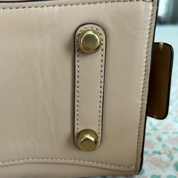 EUC Coach Rogue 31 Colorblock Beechwood Chalk Burgandy Brass HW “C”Chain RARE 👜 - Picture 11 of 16